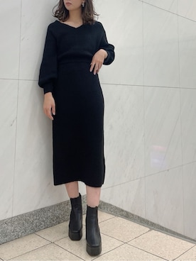 AYU KAMEIさん（レディース・158cm）の秋コーディネート