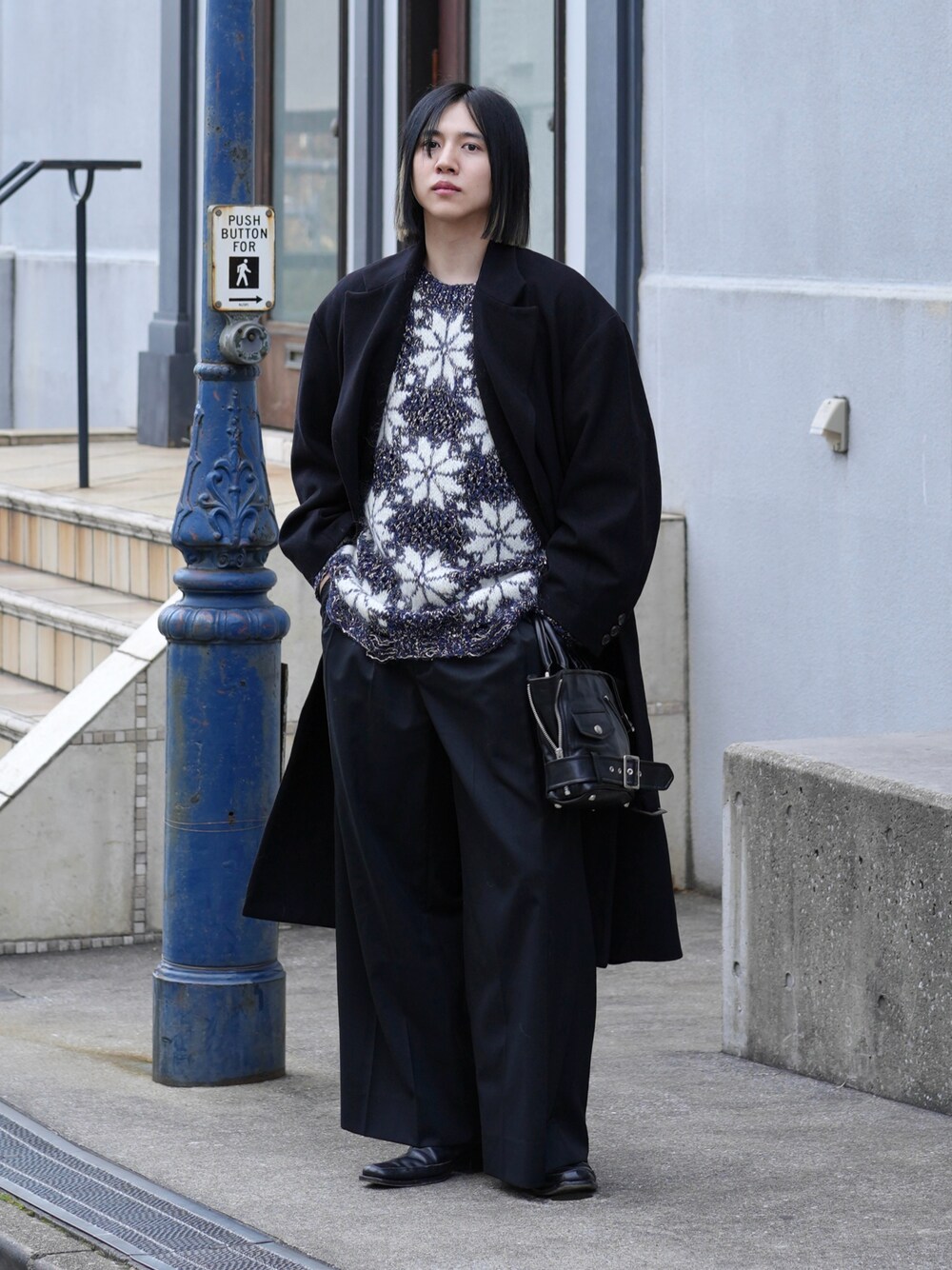 ✮初期BED J.W FORD ハイネックモヘア切り替えニット 【公式通販】