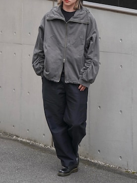 「アイテム（パーカー）」を使った、YUKIさん（メンズ・175cm）の秋コーディネート