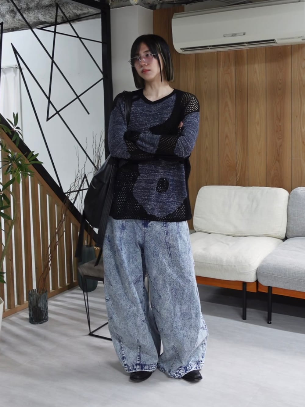 UNISEX》Prime-Wide Denim Balloon Pants/プライムワイドデニム 
