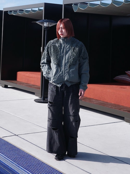TAAKK/ターク】TAPE EMBROIDERY WIND BREAKER（ブルゾン）｜TAAKK