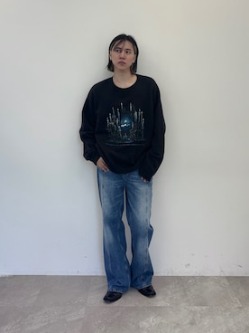 「DIESEL（ディーゼル）のアイテム（ブーツ）」を使った、YUKIさん（メンズ・175cm）の秋コーディネート