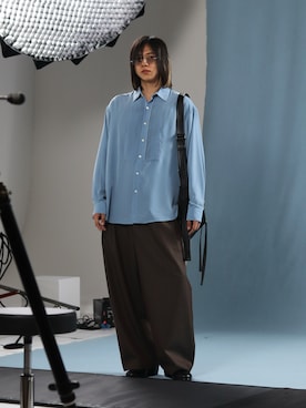 「MAISON SPECIAL（メゾンスペシャル）のアイテム（パンツ）」を使った、YUKIさん（メンズ・175cm）の春コーディネート