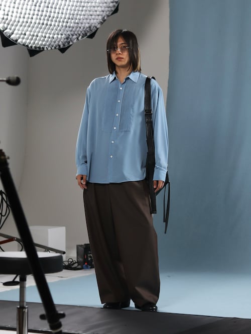 BLAYMORE】 Dechine Pin-Tuck Dress Shirt / デシンシャツ ピンタック