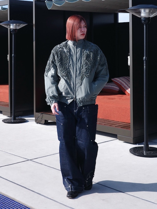 TAAKK/ターク】TAPE EMBROIDERY WIND BREAKER（ブルゾン）｜TAAKK