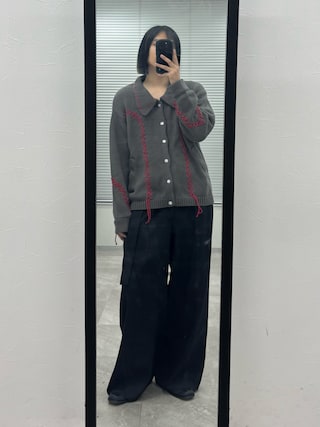soerte × camphor wood / HAND STITCH WESTERN KNIT JACKET