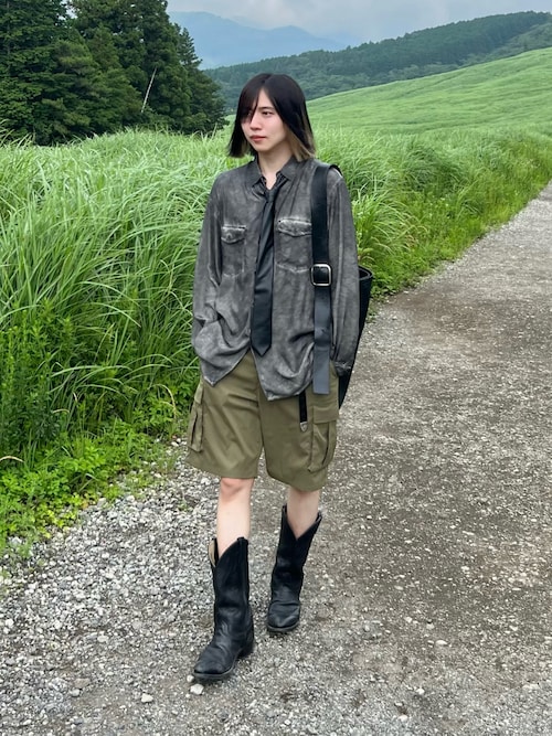 【BLAYMORE】Over Dyed Big Shirt