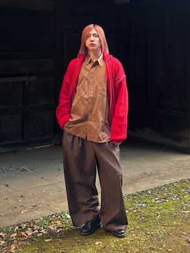 「アイテム（ドレスシューズ）」を使った、YUKIさん（メンズ・175cm・20代）の冬コーディネート