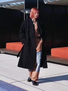 「ANDERSSON BELL（アンダースンベル）のアイテム」を使った、YUKIさん（メンズ・175cm）の冬コーディネート