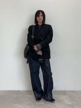 「BLAYMORE（ブレイモア）のアイテム（ジャケット/アウター）」を使った、YUKIさん（メンズ・175cm）の秋コーディネート