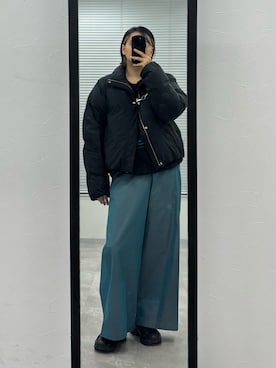 「MAISON SPECIAL（メゾンスペシャル）のアイテム（パンツ）」を使った、YUKIさん（メンズ・175cm）の冬コーディネート