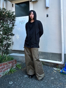 「LAD MUSICIAN（ラッドミュージシャン）のアイテム」を使った、YUKIさん（メンズ・175cm）の春コーディネート