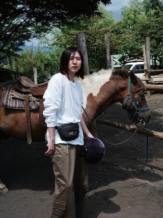 「ARC'TERYX(アークテリクス)のARC'TERYX/アークテリクス Kragg Cotton LS M(Tシャツ/カットソー)」を使った、YUKIさん(メンズ・175cm)の夏コーディネート