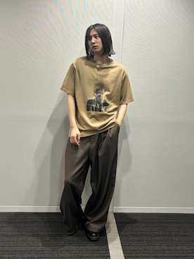 「MAISON SPECIAL（メゾンスペシャル）のアイテム（パンツ）」を使った、YUKIさん（メンズ・175cm）の夏コーディネート