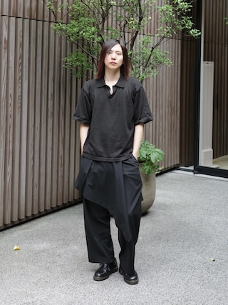 「Dr. Martens（ドクターマーチン）のDr.Martens / ドクターマーチン 1461 3EYE GIBSON SHOE 3ホール ギブソンシューズ/1461BEX ベックス（ドレスシューズ）」を使った、YUKIさん（メンズ・175cm）の夏コーディネート