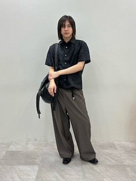 「MAISON SPECIAL（メゾンスペシャル）のアイテム（パンツ）」を使った、YUKIさん（メンズ・175cm）の夏コーディネート