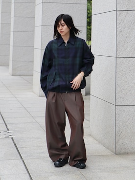 「アイテム（その他アウター）」を使った、YUKIさん（メンズ・175cm）の秋コーディネート