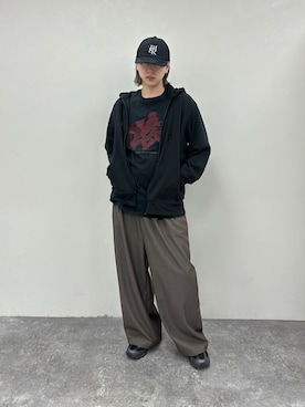 「MAISON SPECIAL（メゾンスペシャル）のアイテム（パンツ）」を使った、YUKIさん（メンズ・175cm）の夏コーディネート