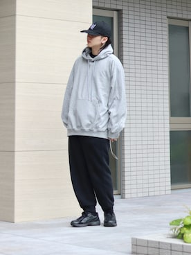 「BLAYMORE（ブレイモア）のアイテム（帽子）」を使った、YUKIさん（メンズ・175cm）の春コーディネート