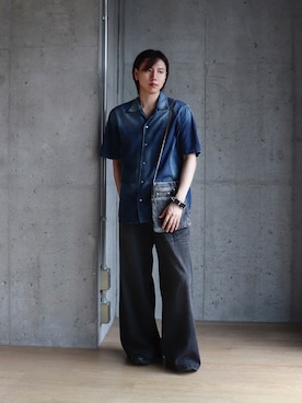 「TOGA(トーガ)のアイテム」を使った、YUKIさん(メンズ・175cm)の夏コーディネート