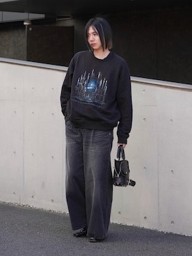 「BLAYMORE（ブレイモア）のアイテム（パンツ）」を使った、YUKIさん（メンズ・175cm）の冬コーディネート