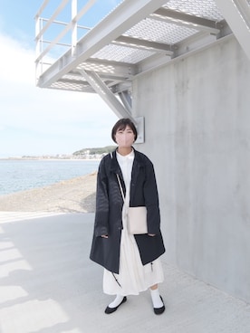 「SEVENDAYS=SUNDAY（セブンデイズサンデイ）のアイテム（シャツ/ブラウス）」を使った、　もこさん（レディース・155cm）の冬コーディネート