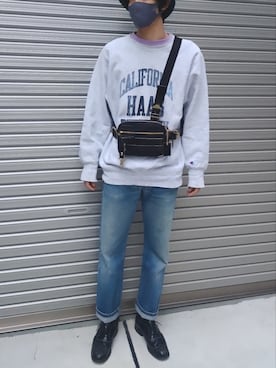 「アイテム（スウェット）」を使った、d_closet1989さん（メンズ・180cm・30代）の冬コーディネート