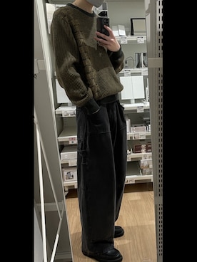 「Figments（フィグメンツ）のアイテム」を使った、Takaさん（メンズ・184cm）の冬コーディネート