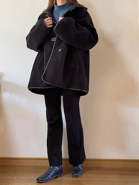 mikaさん（レディース・158cm）の冬コーディネート