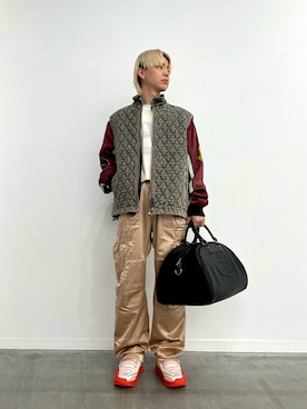 「DIESEL（ディーゼル）のアイテム（ブルゾン）」を使った、DIESEL_SHIBUYAさん（メンズ・172cm）の春コーディネート