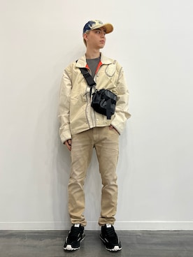 「DIESEL（ディーゼル）のアイテム（ブルゾン）」を使った、DIESEL_SHIBUYAさん（メンズ・173cm）の秋コーディネート