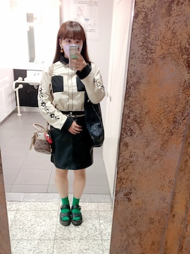 「WC（ダブル シー）のアイテム（レッグウェア）」を使った、Ai☺︎さん（レディース・162cm）の秋コーディネート