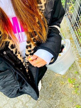 「通勤コーデ」｜「アイテム（その他アウター）」を使った、k___93mamさん（レディース・163cm）の冬コーディネート