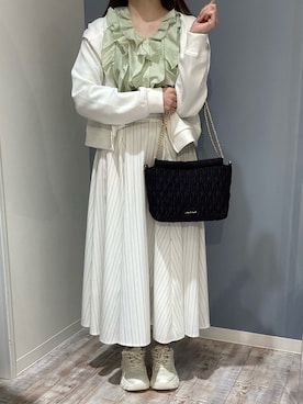 河原町OPA店さん（レディース・155cm）の春コーディネート