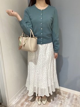 「MISCH MASCH（ミッシュマッシュ）のアイテム（トップス）」を使った、河原町OPA店さん（レディース・155cm）の春コーディネート