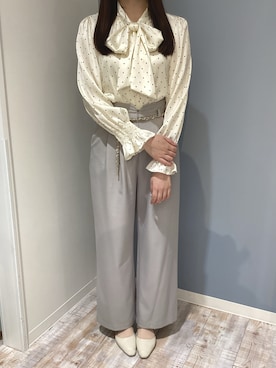 「MISCH MASCH（ミッシュマッシュ）のアイテム」を使った、河原町OPA店さん（レディース・155cm）の春コーディネート