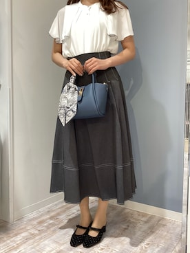 「MISCH MASCH（ミッシュマッシュ）のアイテム」を使った、河原町OPA店さん（レディース・160cm）の春コーディネート