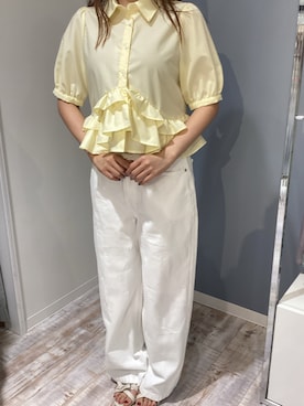 「MISCH MASCH（ミッシュマッシュ）のアイテム」を使った、河原町OPA店さん（レディース・160cm）の夏コーディネート