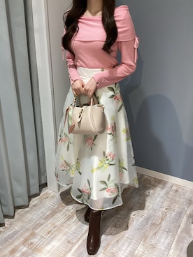 「MISCH MASCH（ミッシュマッシュ）のアイテム」を使った、河原町OPA店さん（レディース・155cm）の春コーディネート