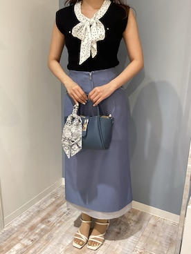 「MISCH MASCH（ミッシュマッシュ）のアイテム（トップス）」を使った、河原町OPA店さん（レディース・155cm）の春コーディネート