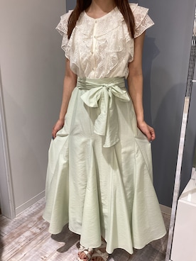 「MISCH MASCH（ミッシュマッシュ）のアイテム」を使った、河原町OPA店さん（レディース・160cm）の夏コーディネート