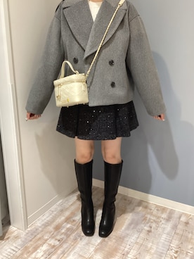 「ORiental TRaffic（オリエンタルトラフィック）のアイテム（ブーツ）」を使った、河原町OPA店さん（レディース・155cm）の秋コーディネート