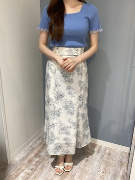 「MISCH MASCH（ミッシュマッシュ）のアイテム（スカート）」を使った、河原町OPA店さん（レディース・160cm）の春コーディネート