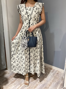 「フレアワンピース」｜河原町OPA店さん（レディース・155cm）の春コーディネート