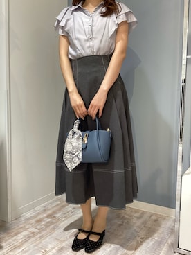 「MISCH MASCH（ミッシュマッシュ）のアイテム」を使った、河原町OPA店さん（レディース・160cm）の春コーディネート