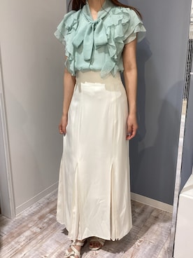 「MISCH MASCH（ミッシュマッシュ）のアイテム」を使った、河原町OPA店さん（レディース・160cm）の夏コーディネート