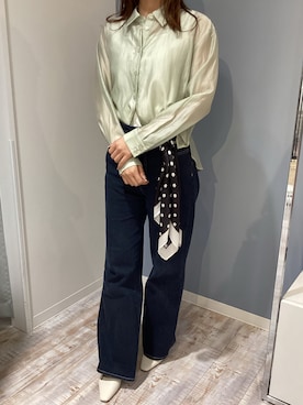 「MISCH MASCH（ミッシュマッシュ）のアイテム」を使った、河原町OPA店さん（レディース・160cm）の春コーディネート