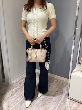 「MISCH MASCH（ミッシュマッシュ）のアイテム」を使った、河原町OPA店さん（レディース・160cm）の春コーディネート