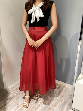 「MISCH MASCH（ミッシュマッシュ）のアイテム（スカート）」を使った、河原町OPA店さん（レディース・160cm）の春コーディネート