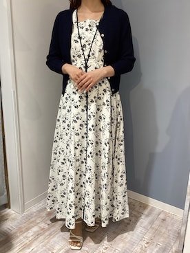 「花柄ワンピース」｜河原町OPA店さん（レディース・155cm）の春コーディネート